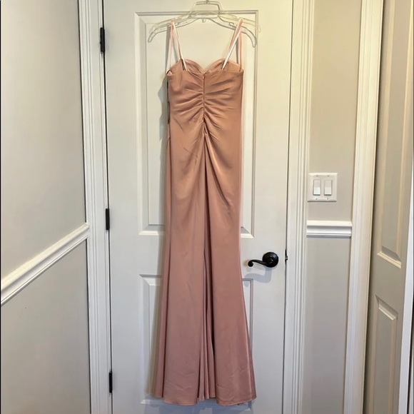 SOLD Long Formal Dress > Size 4 > Light Pink > Strapless/Padded - Picture 3 of 11